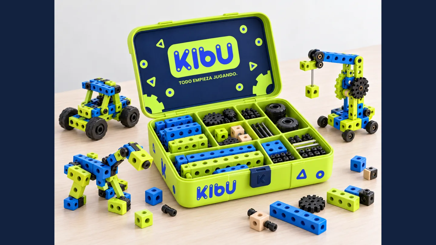 Estuche con piezas